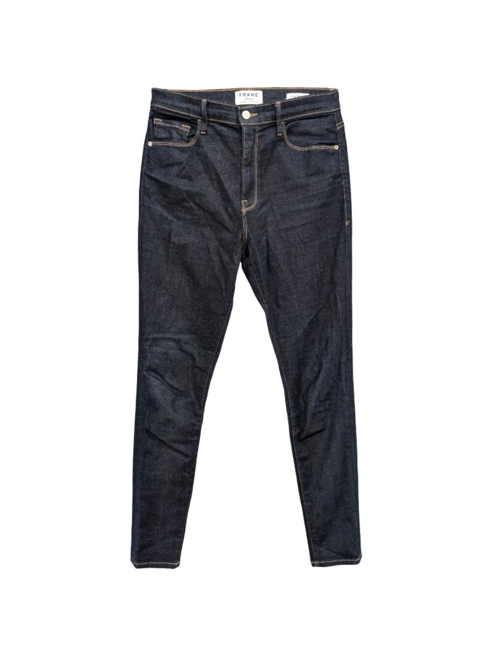 FRAME Ali High Rise Skinny Jeans Womens Blue Dark Wash Stretch Denim Size 29